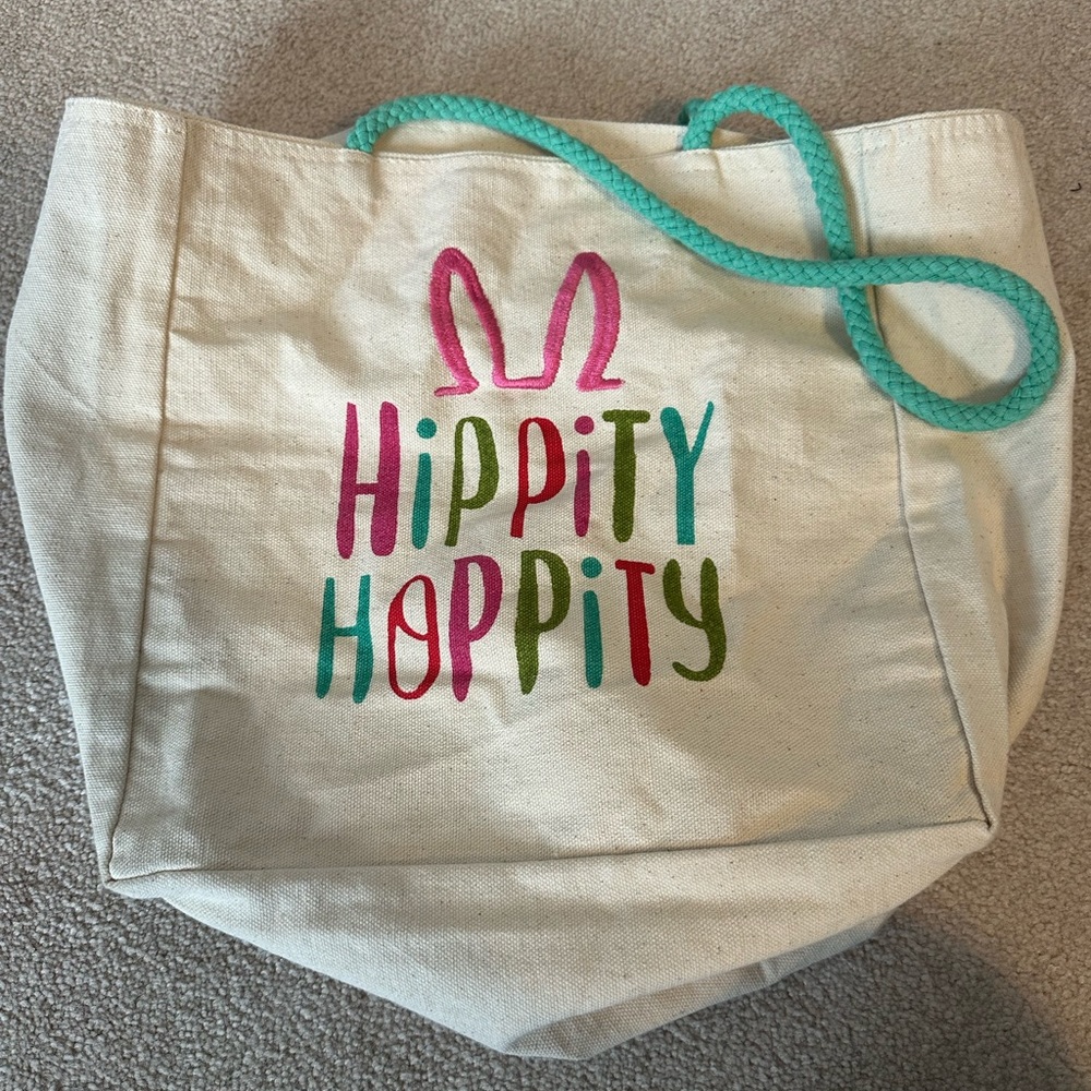 Easter tote bag